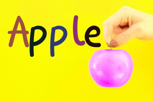 Kids School Font PNG with transparent background - Preview 1