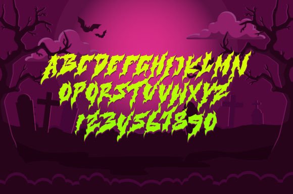 Mister Slasher Font PNG with transparent background - Preview 1