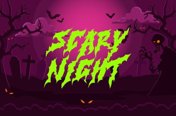 Mister Slasher Font PNG with transparent background - Preview 6