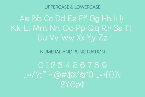 Morningdale Font PNG with transparent background - Preview 1