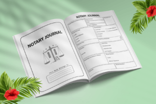 Notary Journal for KDP Interior Graphic by Shumaya · Creative Fabrica