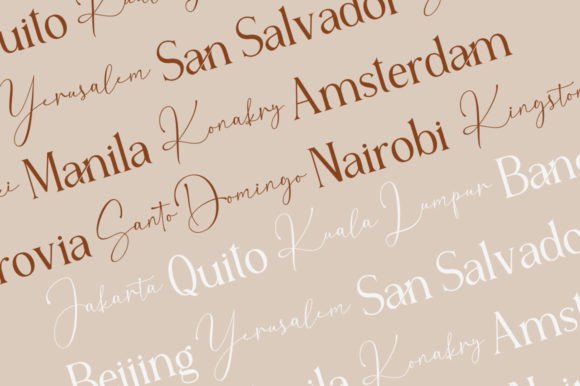 Rose Madina Font font preview - 2