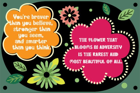 Smore Font PNG with transparent background - Preview 1