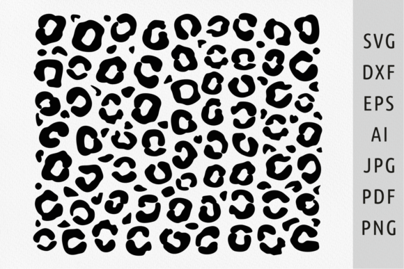Cheetah Print Leopard Print SVG PNG
