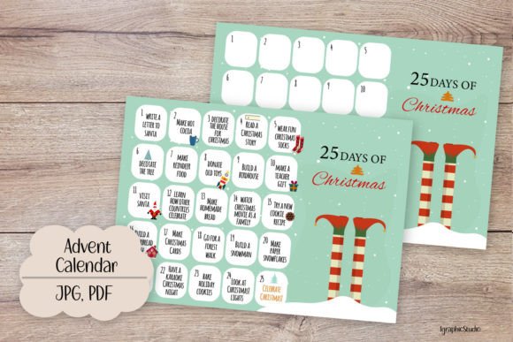 Christmas Advent Calendar, Christmas Cou