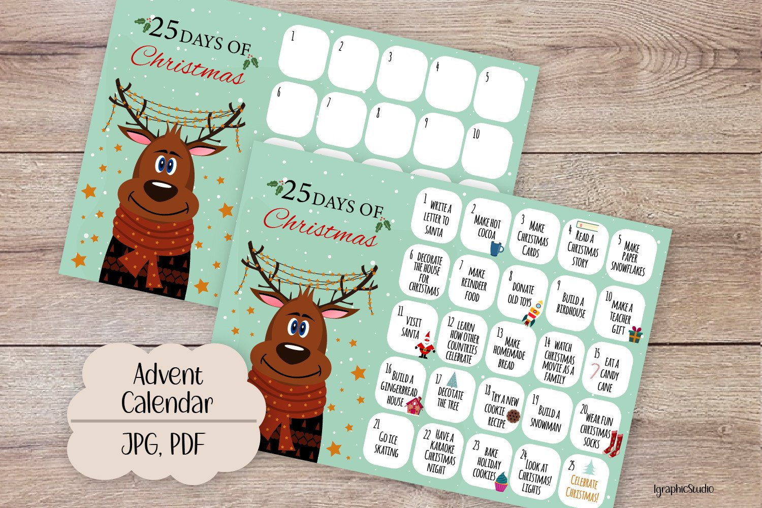 Christmas Advent Calendar, Kids Advent