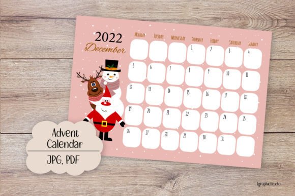 Christmas Calendar, December Calendar