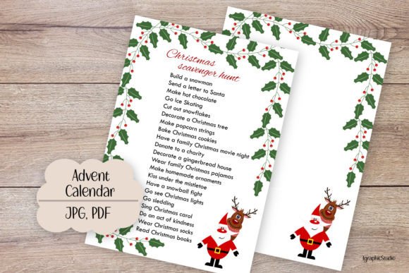Christmas Scavenger Hunt, Winter Game