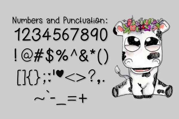Cow Pies Font - Preview 3