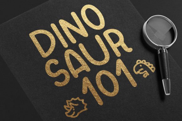 Dinosaur Font - Preview 2