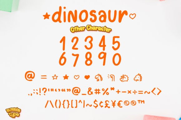 Dinosaur Font - Preview 6