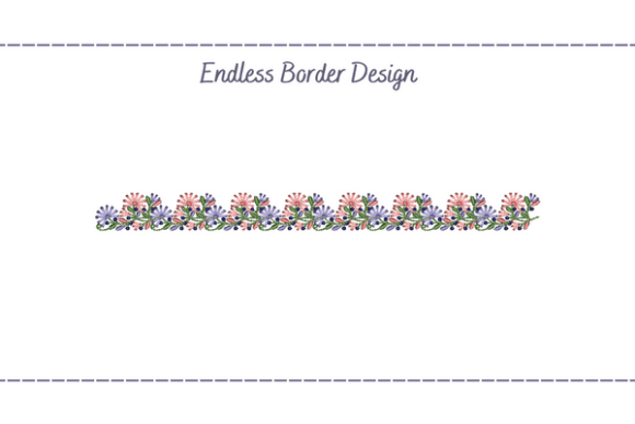 Endless Floral Border