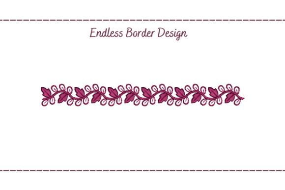 Endless Floral Border