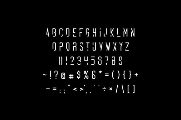Exclipso Font - Preview 1