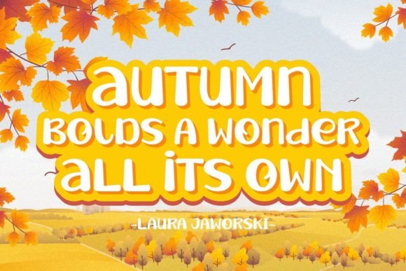 Fall to Love Font - Preview 1
