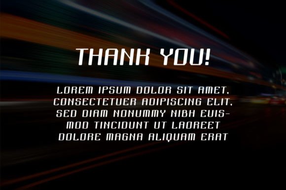 Fasterz Font - Preview 2