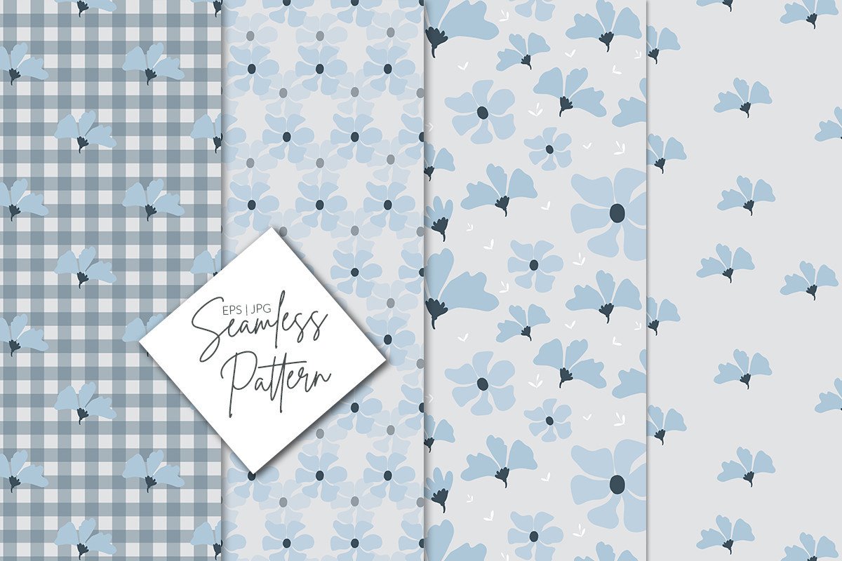 Flower Seamless Pattern Vol.15 Graphic by IkkiloDesign · Creative Fabrica