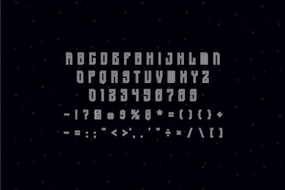 Game over Font - Preview 1