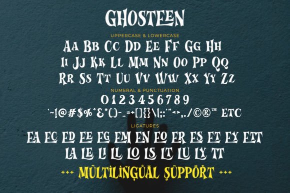 Ghosteen Font - Preview 6