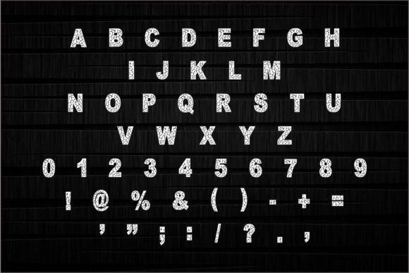 Graniet Font PNG with transparent background - Preview 3