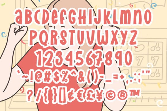 Hola Happy Font PNG with transparent background - Preview 3