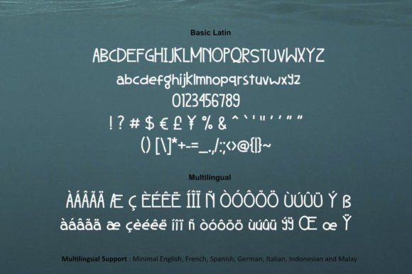 Ikan Mas Font PNG with transparent background - Preview 1