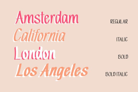Jakarta Culture Font font preview - 6