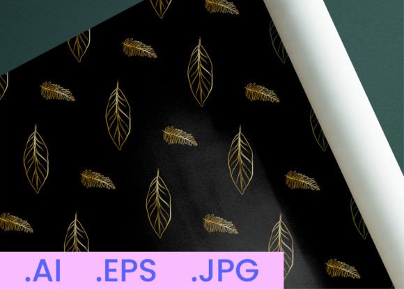 Leaves Digital Paper Seamless Pattern#16 Graphic Patterns By Asad Jamil