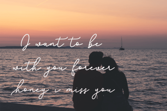 Love in Lose Font PNG with transparent background - Preview 2