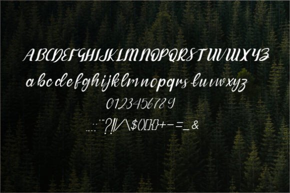 Mimenagel Font PNG with transparent background - Preview 5
