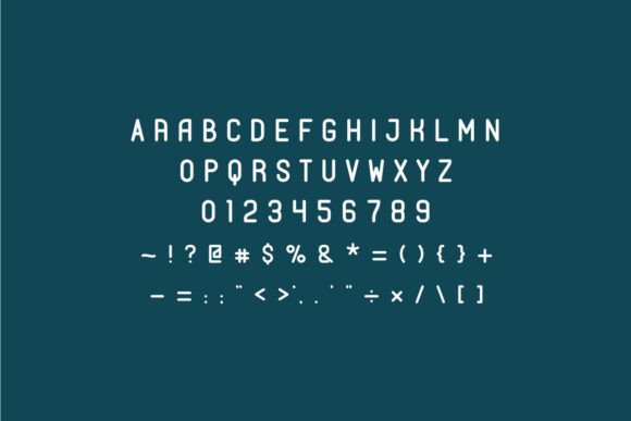Mugend Font PNG with transparent background - Preview 1