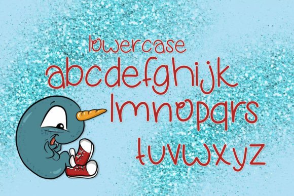 Narwhal Shoes Font PNG with transparent background - Preview 1