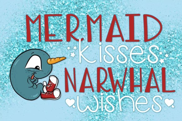 Narwhal Shoes Font PNG with transparent background - Preview 4
