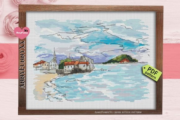 Old Town Counted Cross Stitch PDF