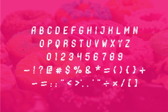 Ponkadought Font PNG with transparent background - Preview 1
