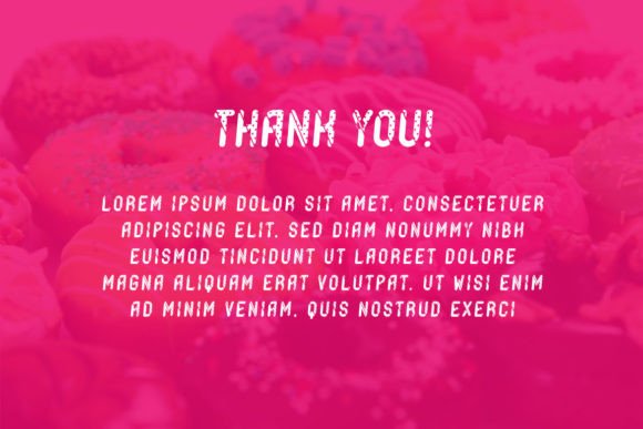 Ponkadought Font PNG with transparent background - Preview 2