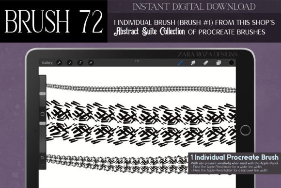 Procreate Brush #72 – Abstract Suite