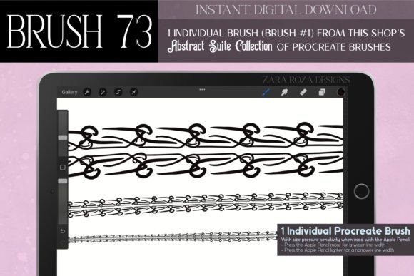 Procreate Brush #73 – Abstract Suite