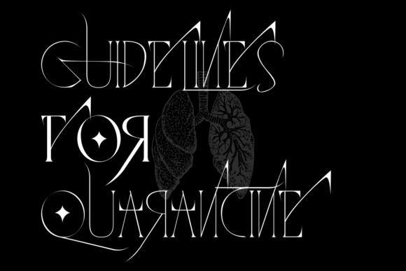 Quarantine Regulations Font PNG with transparent background - Preview 1