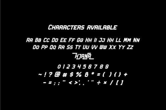 Rockar Font PNG with transparent background - Preview 1