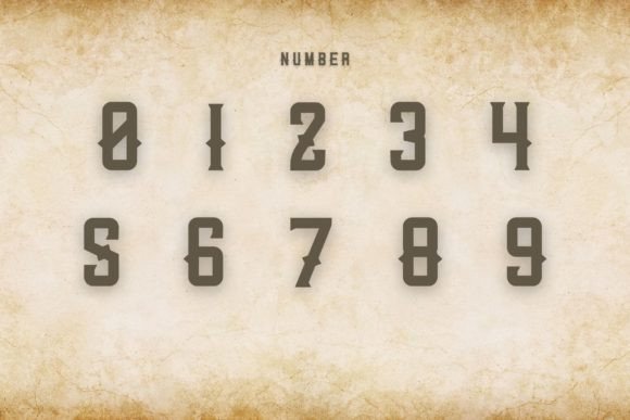 Rocky Vintage Font PNG with transparent background - Preview 2