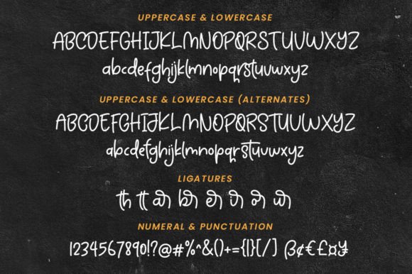Saturday Notes Font font preview - 4
