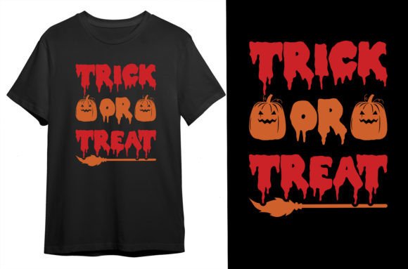 Preview of Trick or Treat, Halloween T-shirt T-shirt, sticker, and sublimation design