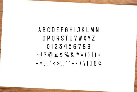 Activity Font - Preview 1