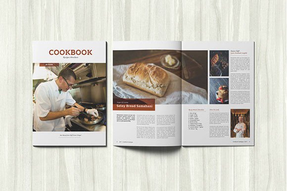 Cookbook Recipes Catalogue / Brochure