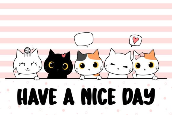 Cute Kitten Font - Preview 2