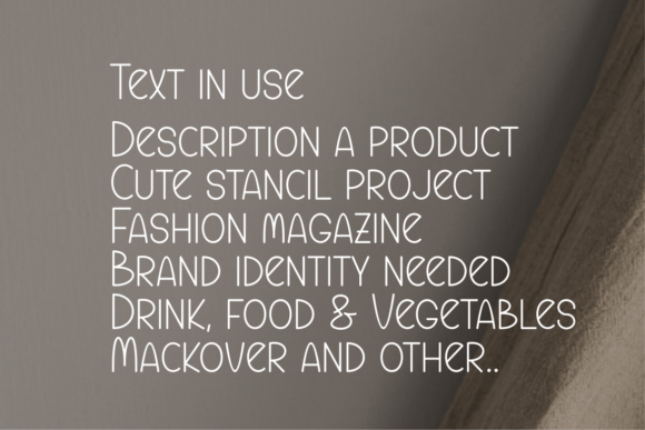 Drunken Stencilliya Font - Preview 2