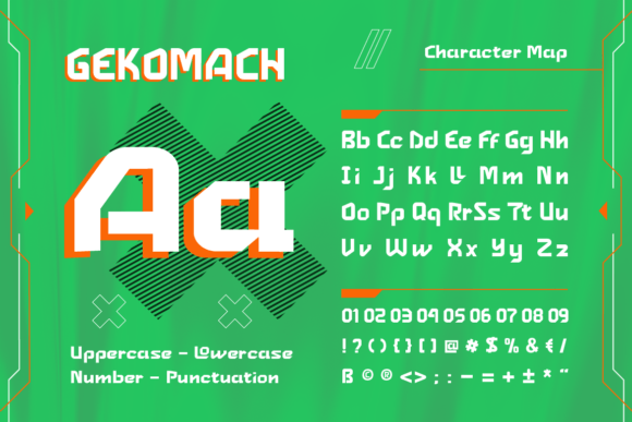 Gekomach Font - Preview 1