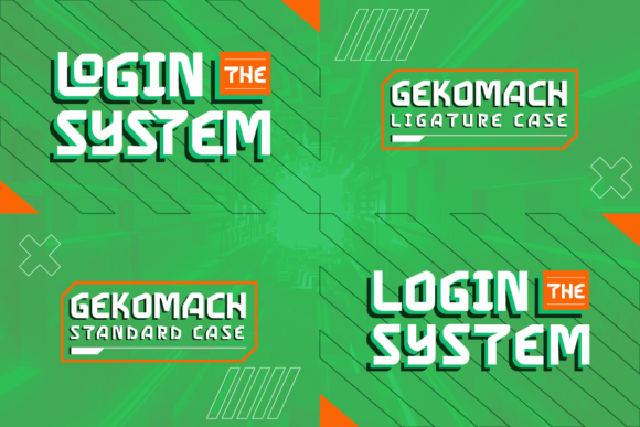 Gekomach Font - Preview 3