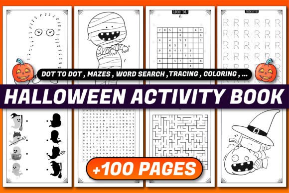 HALLOWEEN ACTIVITY BOOK for KIDS